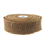 Burlap Jute Ribbon Wired Edge, 2-inch, 10 Yards,