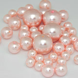 Assorted Plastic Pearl Beads, 14mm, 20mm, 30mm, 84-Piece