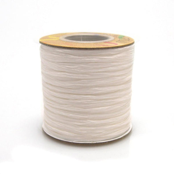 Matte Raffia Ribbon, 1/4-Inch, 100-Yard, White