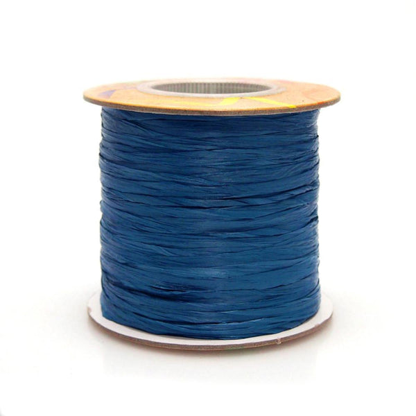 Matte Raffia Ribbon, 1/4-Inch, 100-Yard, Royal Blue