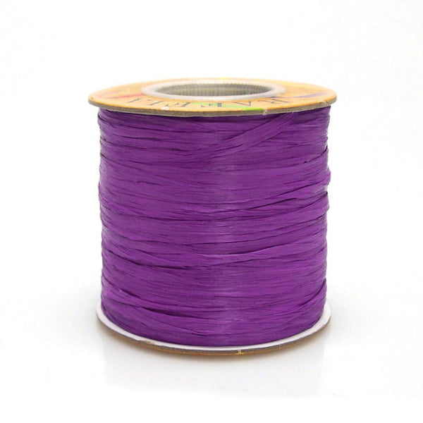 Matte Raffia Ribbon, 1/4-Inch, 100-Yard, Purple