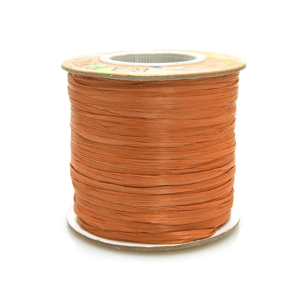 Matte Raffia Ribbon, 1/4-Inch, 100-Yard, Copper