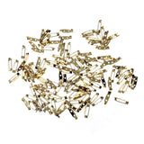 Metal Pin Back Clasp, 3/4-Inch, 144-Count, Gold