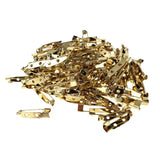 Metal Pin Back Clasp, 1-Inch, 144-Count, Gold