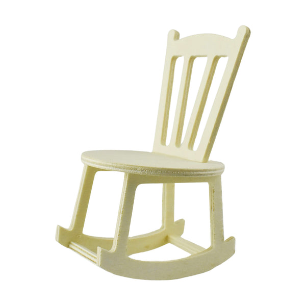 Wooden DIY Craft Model Rocking Chair, 5-1/4-Inch