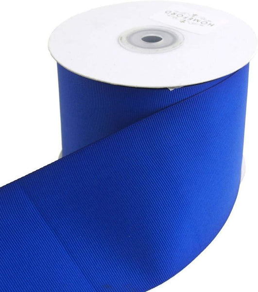 Solid Grosgrain Ribbon, 3-Inch, 25 Yards, Royal Blue