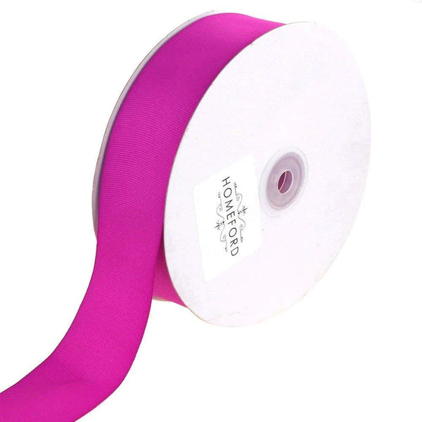 Solid Grosgrain Ribbon, 7/8-Inch, 50 Yards, Fuchsia