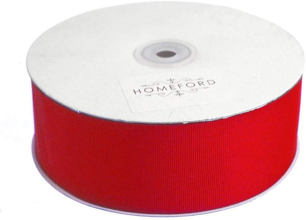 Solid Grosgrain Ribbon, 1-1/2-Inch, 50 Yards, Red