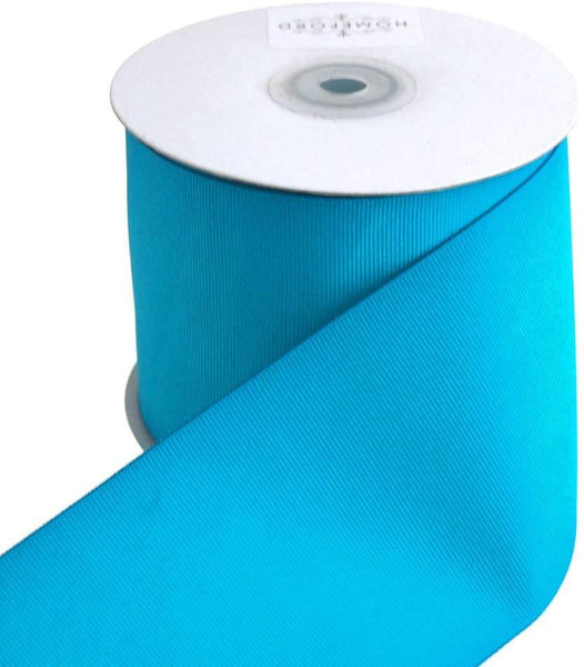 Solid Grosgrain Ribbon, 3-Inch, 25 Yards, Turquoise