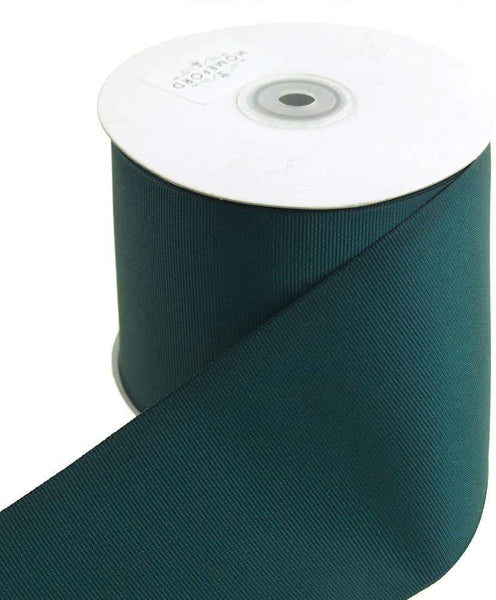 Solid Grosgrain Ribbon, 3-Inch, 25 Yards, Hunter Green