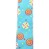 Lollipops and Gumdrops Wired Ribbon, 1-1/2-Inch, 10-Yard