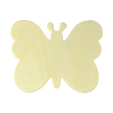 DIY Butterfly Silhouette Craft Wood Shapes, 3-1/8-Inch, 12-Count