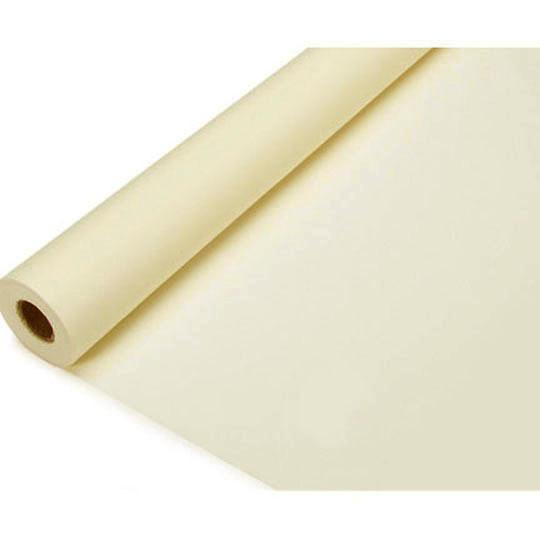 Banquet Plastic Table Roll, 40-Inch x 100-Feet, Ivory