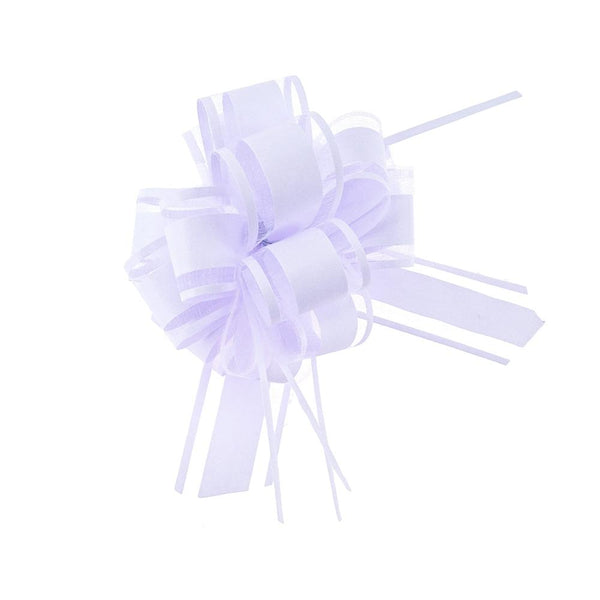 Snow Pull Bow Ribbon, 14 Loops, 1-1/4-Inch, 2-Count, Lavender