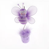 Bee Flower Pot Place Card Holder, 6-Inch - CLOSEOUT