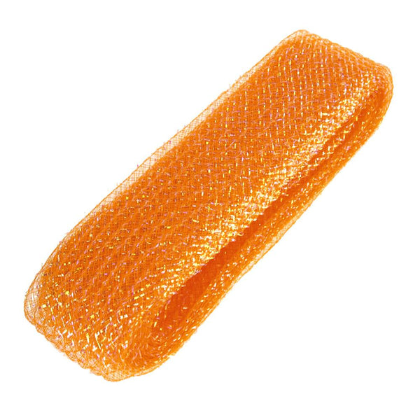 Waffle Wash Deco Flex Ribbon, 2-1/2-Inch, 20 Yards, Orange