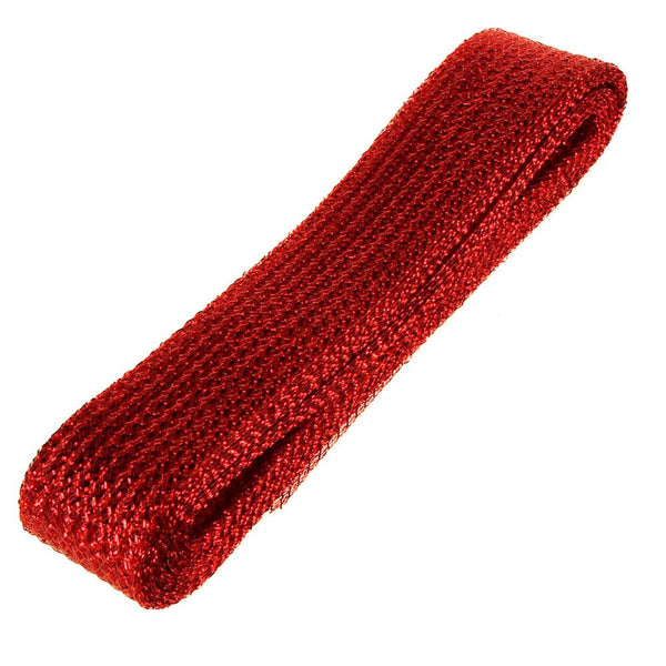 Waffle Wash Deco Flex Ribbon, 2-1/2-Inch, 20 Yards, Red