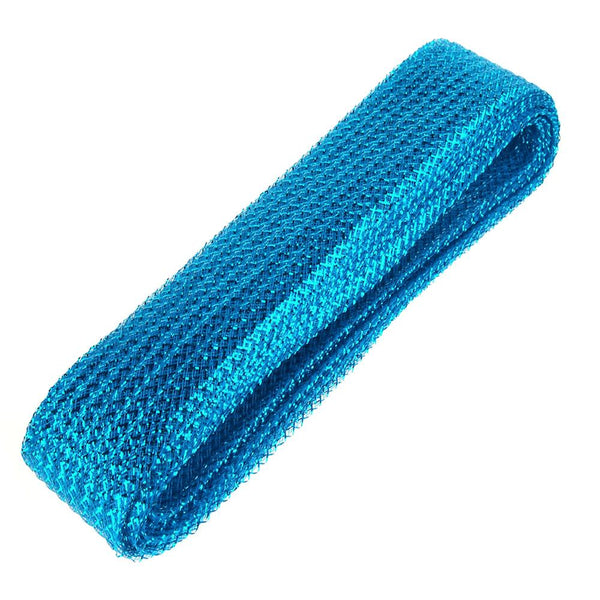 Waffle Wash Deco Flex Ribbon, 2-1/2-Inch, 20 Yards, Turquoise