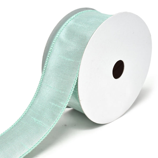 Metallic Pastel Sassy Wired Ribbon, 1-1/2-Inch, 10-Yard, Aqua