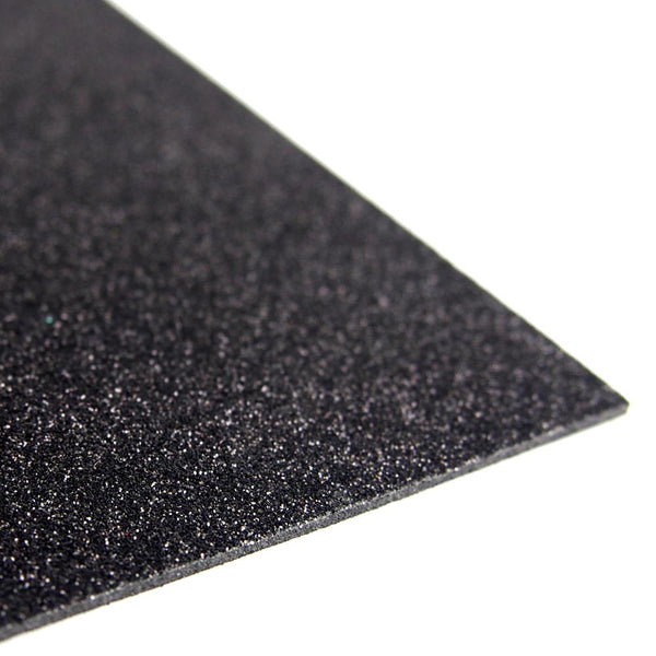 Glitter EVA Foam Sheet, 13-inch x 18-inch, 10-Piece, Black