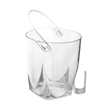 Acrylic Ice Bucket with Tongs, 6-1/4-Inch - Clear