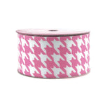 Hounds Tooth Glitter Grosgrain Ribbon, 1-1/2-inch, 3-yard