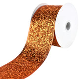 Disco Glitter Metallic Edge Wired Ribbon, 2-1/2-Inch, 10-Yard