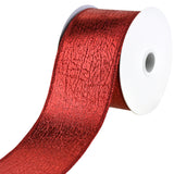 Elegant Cracked Lamé Wired Ribbon, 2-1/2-Inch, 10-Yard