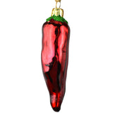 Noble Gems Red Chili Ristra Glass Christmas Ornament, 7-Inch