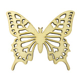 DIY Butterfly Laser Cut Craft Wood Shapes, 3-1/8-Inch, 4-Count