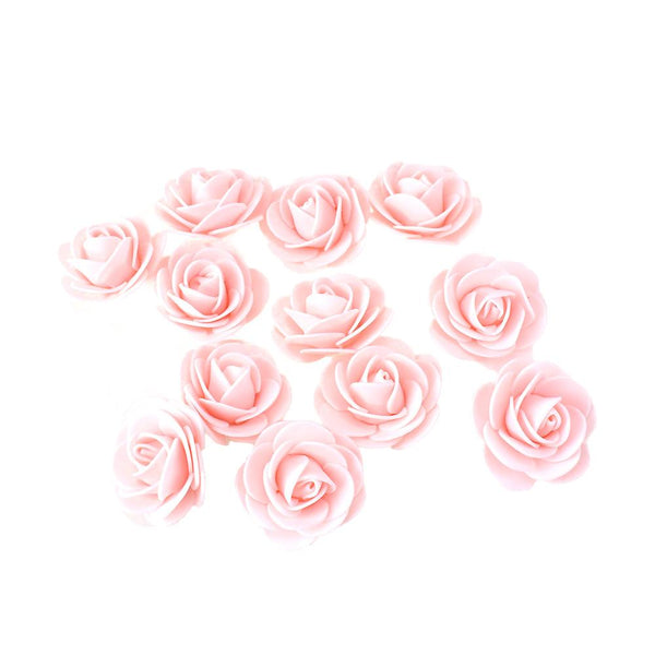 Craft Foam Roses, Pink, 1-3/4-Inch, 12-Count