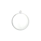 Clear Acrylic Fillable Christmas Ball Ornament, 2-2/5-Inch