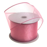 Sheer Chiffon Ribbon Wired Edge, 2-1/2-Inch, 25 Yards