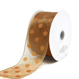 Polka Dot Sheer Ribbon, 1-1/2-Inch, 3-Yard