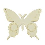 Laser-cut Wooden Butterfly, 4-Inch, 3-Piece