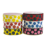 Sugar Dots Grosgrain Ribbon, 7/8-Inch, 4 Yards