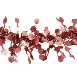 Geometric Tinsel Foil Garland, 6-1/2-Feet - Rose Gold