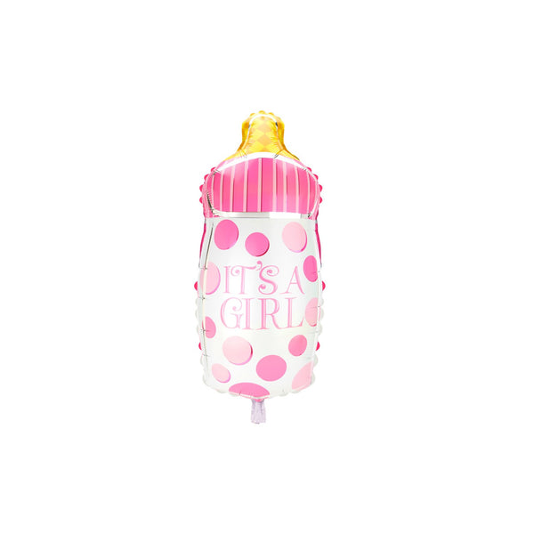 Jumbo Baby Bottle Foil Balloon, 26-Inch, Pink