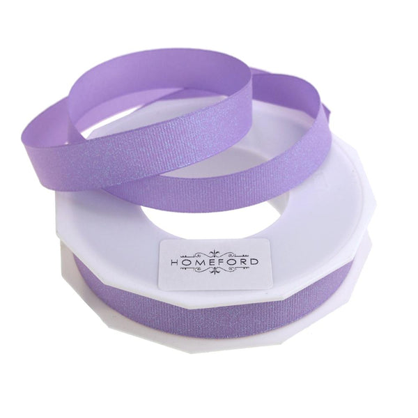 Dazzle Glitter Grosgrain Ribbon, 5/8-Inch, 20 Yards, Light Orchid