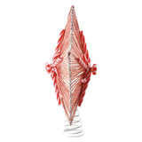 Peppermint Christmas Star Tree Topper, 11-Inch