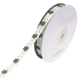 Floral Owl on Branch Grosgrain Ribbon, 3/8-Inch, 25-Yard