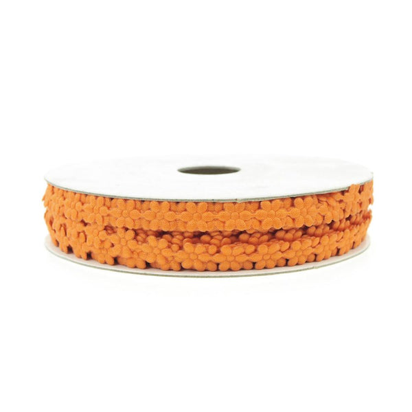 Polyester Flower Garland Ribbon, 1/4-Inch, 25-Yard, Orange