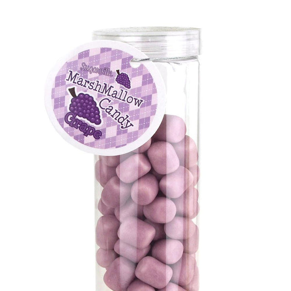 Marshmallow Candy Plastic Tube Party Favor, 200-gram, 12-Inch, Grape