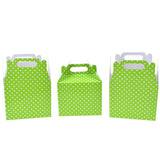 Polka Dot Patterned Party Favor Boxes, 4-3/4-Inch, 3-Count