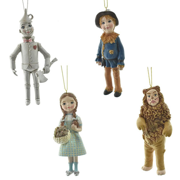 Wonderful Wizard of Oz Ornaments, 4-1/2-Inch, 4-Piece