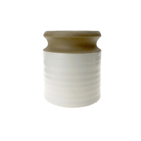 Two Toned Tapered Ceramic Pot, 4-1/4-Inch