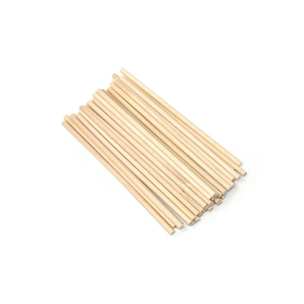 Thin Wood Craft Dowels, Natural, 4-Inch, 100-Count