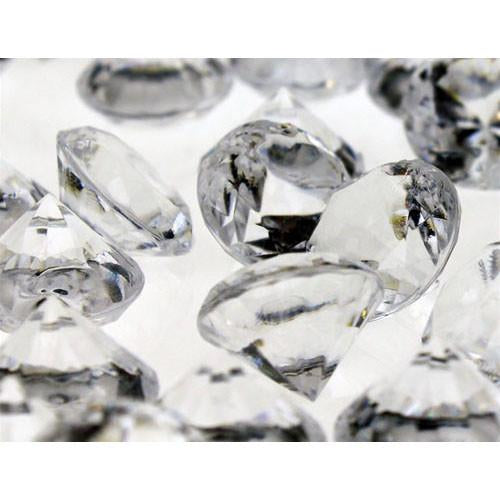 Acrylic Crystal Diamond Table Confetti, 3/4-Inch, 10-Ounce, 150-Count