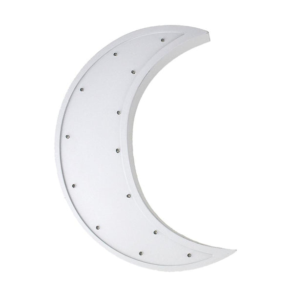 Moon LED Light Up Wall Decor, Gray, 15-Inch