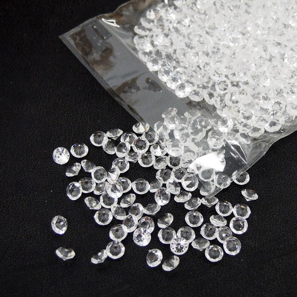 Acrylic Gemstone Diamonds, 8mm, 800-Piece